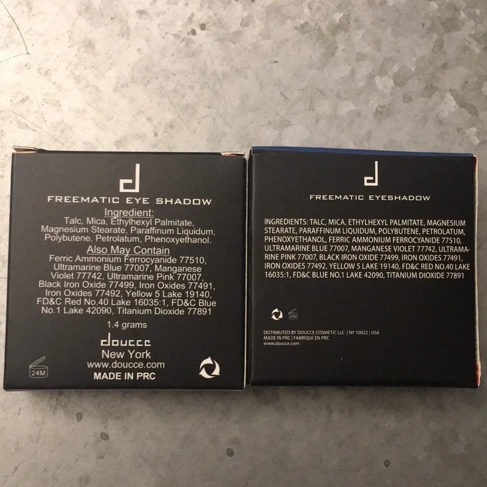 Doucce freematic eye shadows